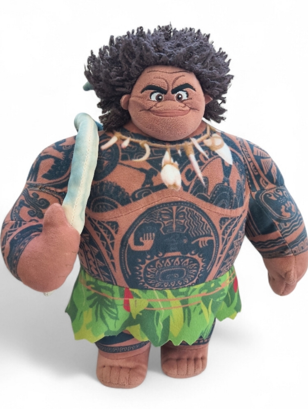 Disney MOANA Maui 14" Demigod Plush Doll with Fish Hook Stuffed Animal Toy